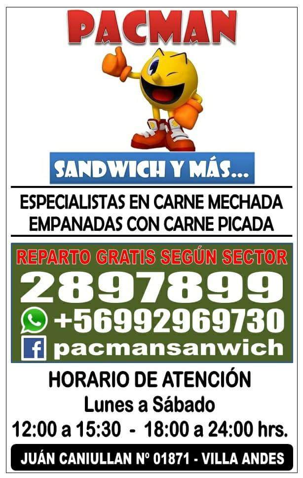 Pacman Sandwich